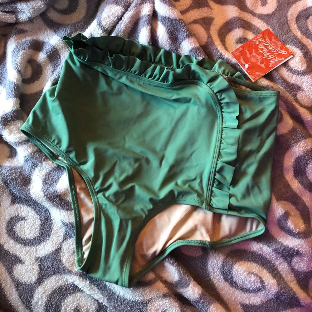 Kortni Jeane || New! Cascade Swim Bottoms Pine L